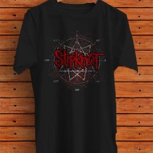 Slipknot Scribble Star Logo Graphic T-Shirt